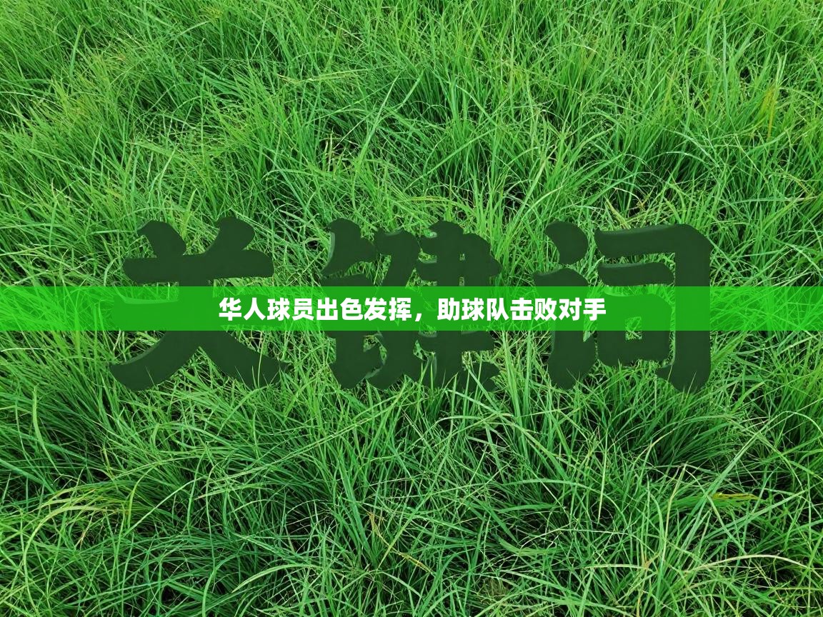 开云平台-华人球员出色发挥，助球队击败对手  第1张